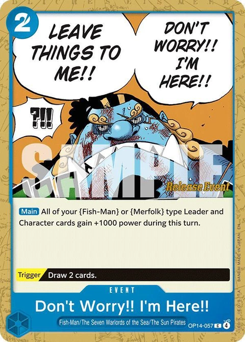 Don't Worry!! I'm Here!! - One Piece Card Game card