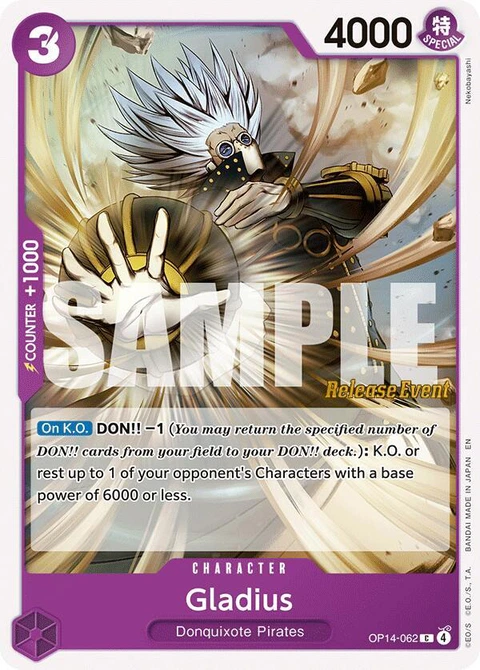 Gladius - One Piece Card Game card