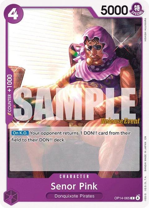 Senor Pink - One Piece Card Game card