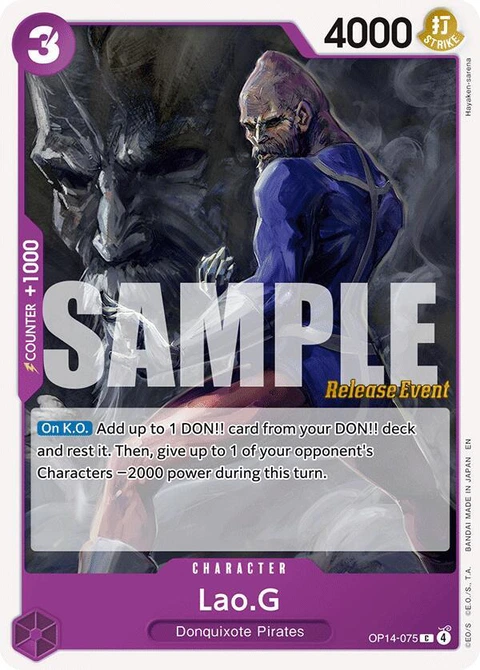 Lao.G - One Piece Card Game card