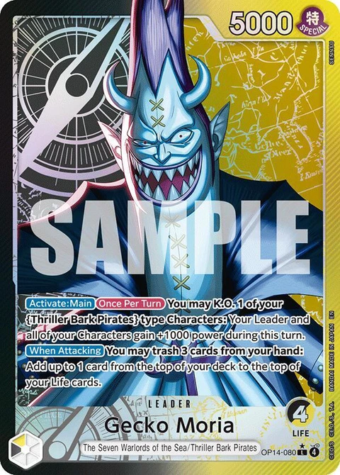 Gecko Moria (Alternate Art) - One Piece Card Game card