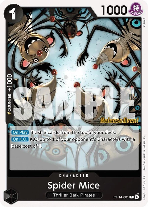 Spider Mice - One Piece Card Game card