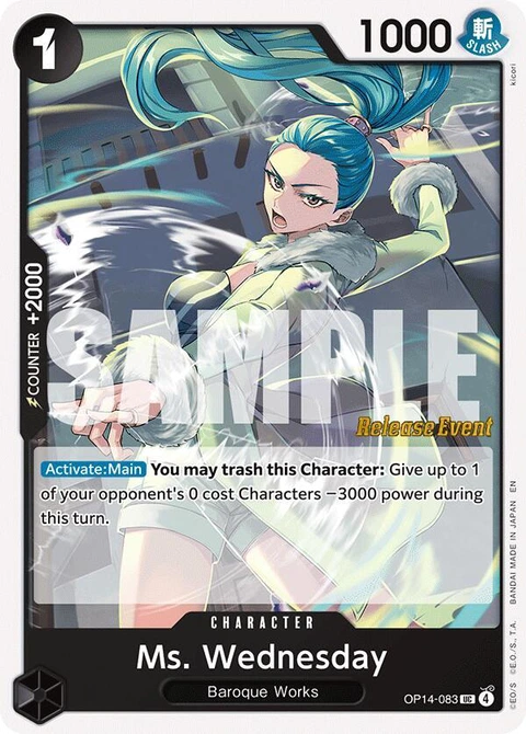 Ms. Wednesday - One Piece Card Game card