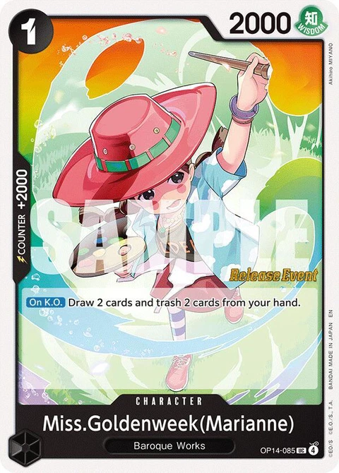 Miss.Goldenweek(Marianne) (Marianne) - One Piece Card Game card