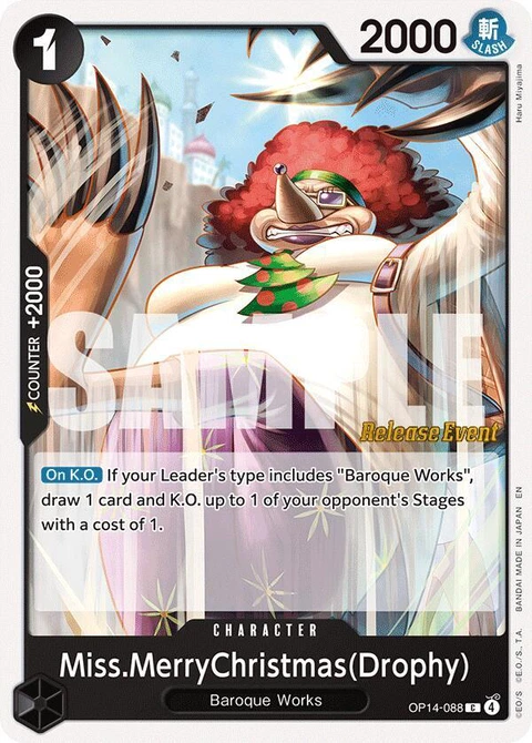 Miss.MerryChristmas(Drophy) (Drophy) - One Piece Card Game card