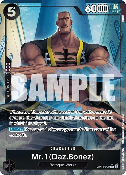 Mr.1(Daz.Bonez) (Daz.Bonez) (Alternate Art) - One Piece Card Game card