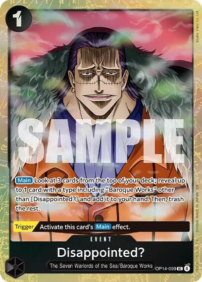 Disappointed? (Premium Card Collection -Best Selection Vol. 6-) - One Piece Card Game card
