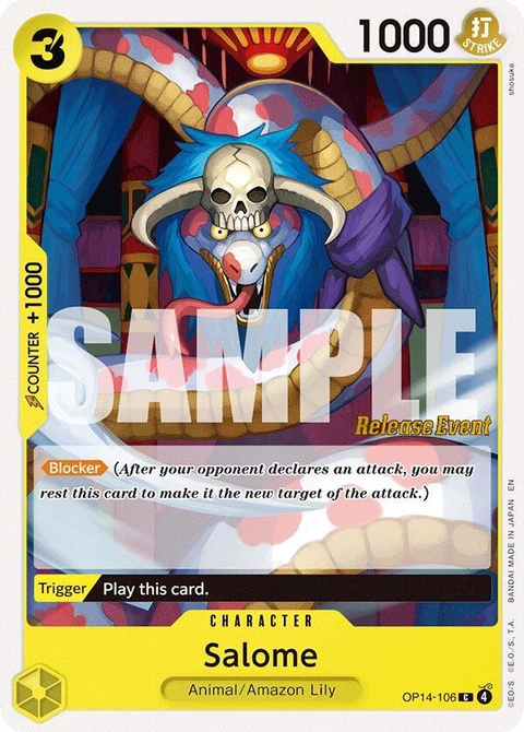 Salome - One Piece Card Game card