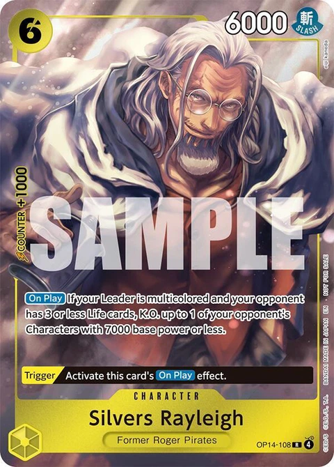 Silvers Rayleigh (Dash Pack) - One Piece Card Game card