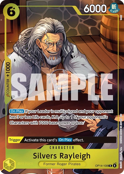 Silvers Rayleigh (One Piece Card Game Illustration Box Vol. 7) - One Piece Card Game card