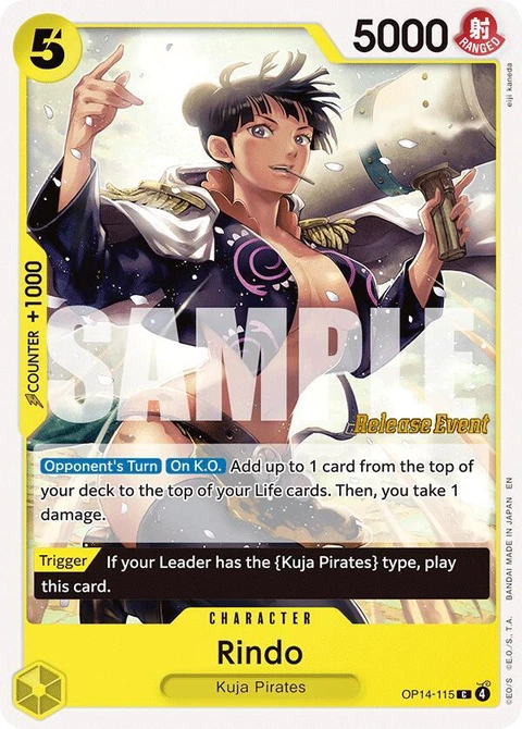 Rindo - One Piece Card Game card