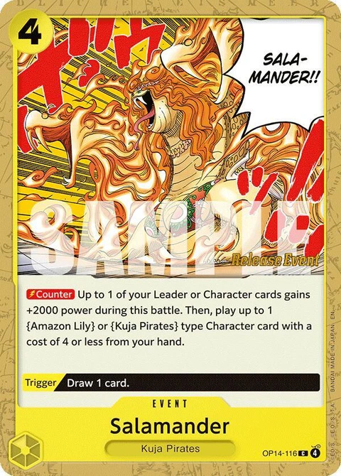 Salamander - One Piece Card Game card