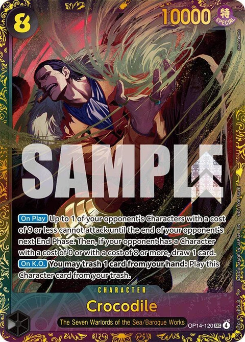 Crocodile (CS26-27 Regionals Season 1) - One Piece Card Game card