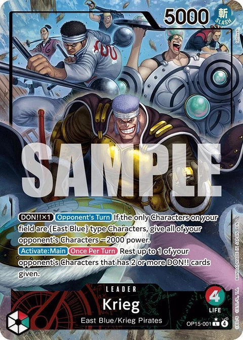 Krieg (Alternate Art) - One Piece Card Game card