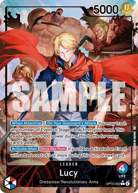 Lucy (Alternate Art) - One Piece Card Game card