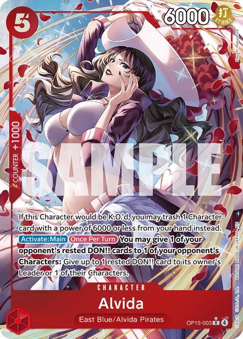 Alvida (Alternate Art) - One Piece Card Game card