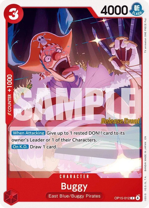 Buggy - One Piece Card Game card