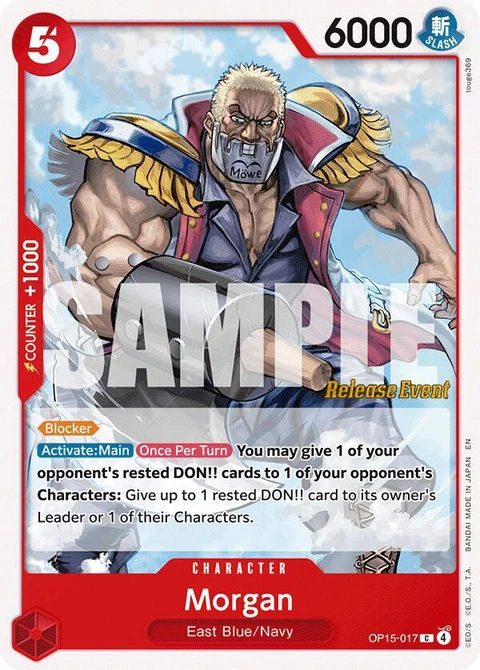 Morgan - One Piece Card Game card