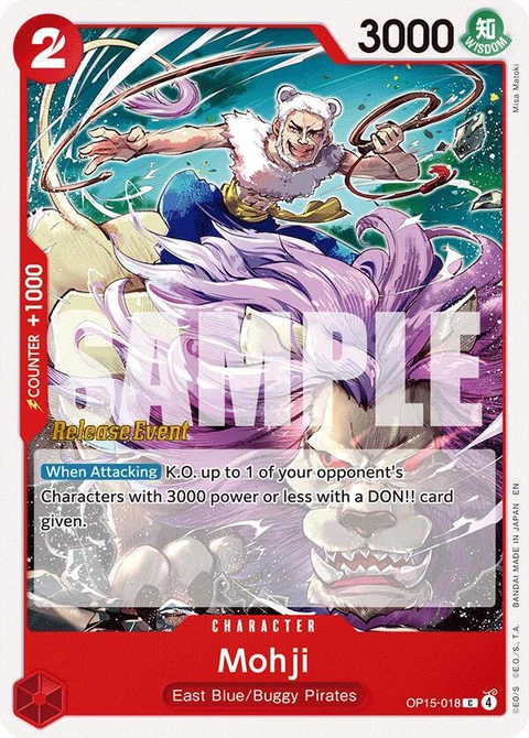 Mohji - One Piece Card Game card