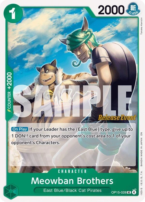 Meowban Brothers - One Piece Card Game card