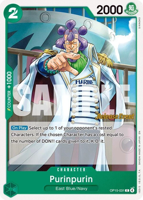 Purinpurin - One Piece Card Game card