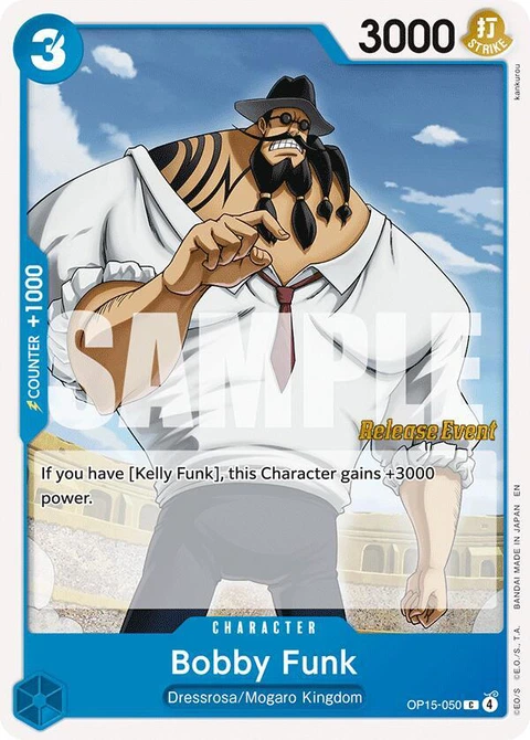 Bobby Funk - One Piece Card Game card