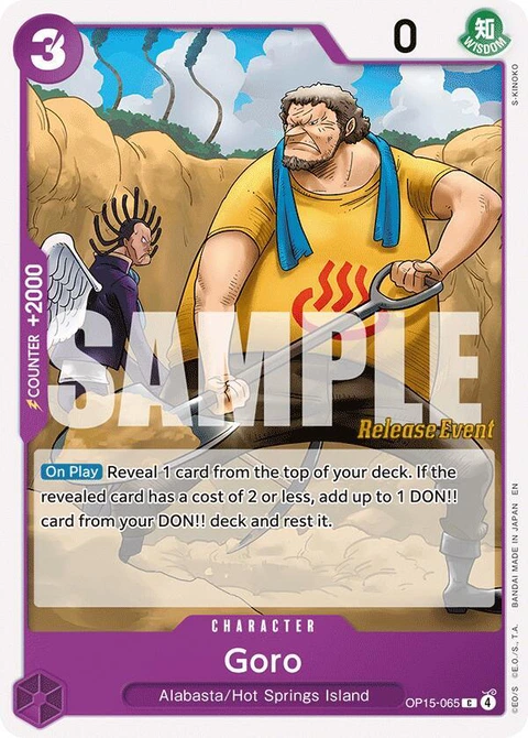Goro - One Piece Card Game card