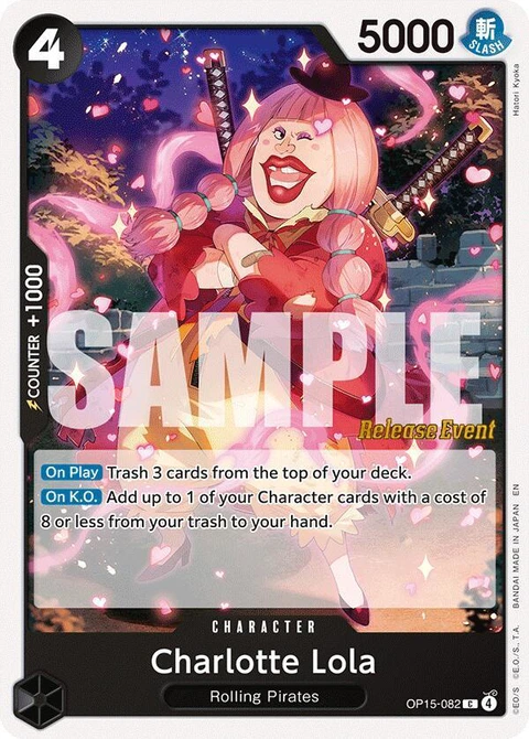 Charlotte Lola - One Piece Card Game card