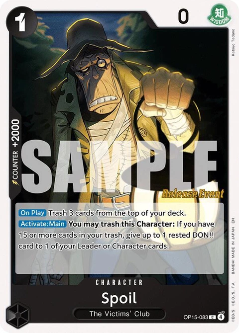 Spoil - One Piece Card Game card