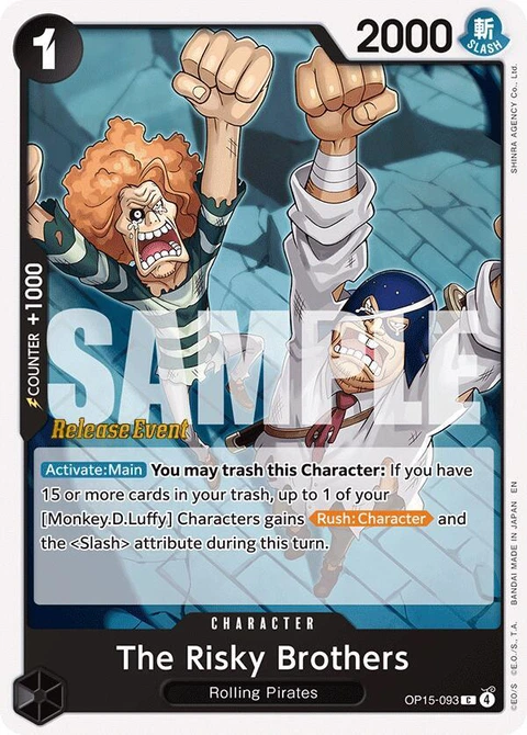 The Risky Brothers - One Piece Card Game card