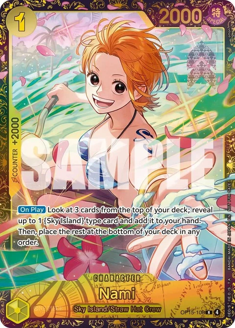 Nami (CS26-27 Regionals Season 2 Top 64) - One Piece Card Game card