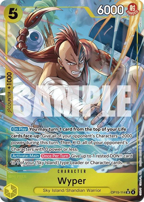 Wyper (Alternate Art) - One Piece Card Game card
