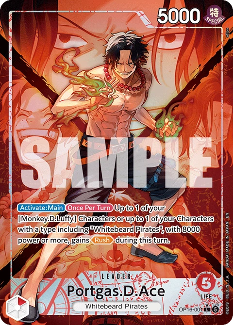 Portgas.D.Ace (Alternate Art) - One Piece Card Game card