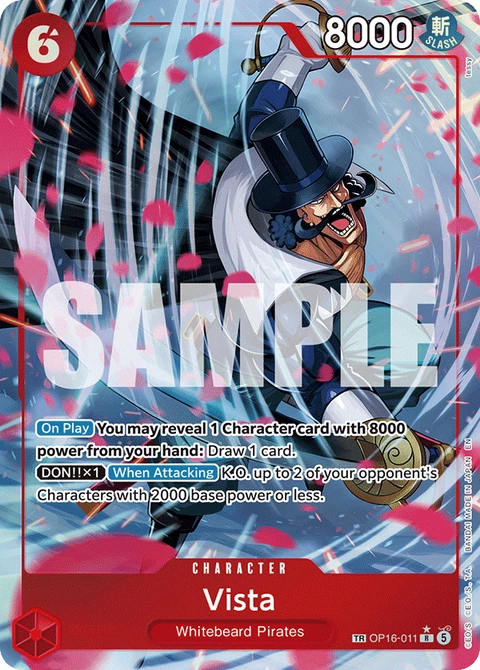 Vista (TR) - One Piece Card Game card
