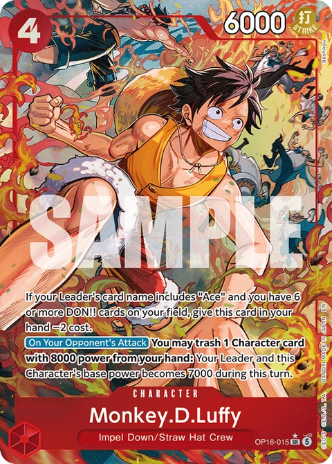 Monkey.D.Luffy (Alternate Art) - One Piece Card Game card