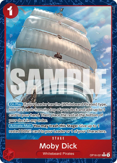 Moby Dick (Alternate Art) - One Piece Card Game card