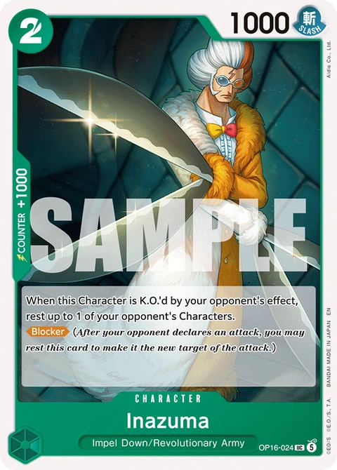 Inazuma - One Piece Card Game card