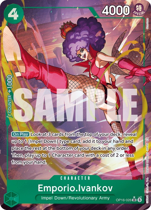 Emporio.Ivankov (Alternate Art) - One Piece Card Game card