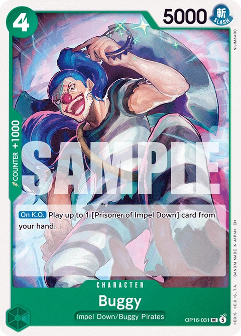 Buggy - One Piece Card Game card