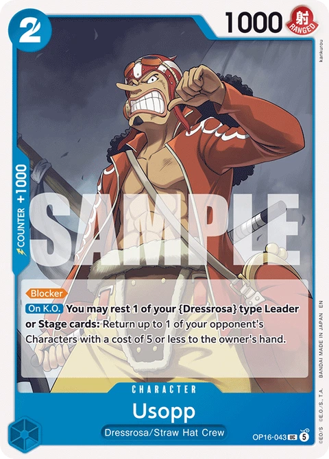 Usopp - One Piece Card Game card