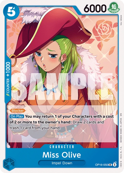 Miss Olive - One Piece Card Game card
