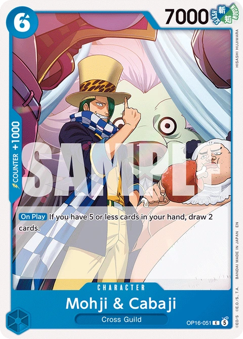 Mohji & Cabaji - One Piece Card Game card