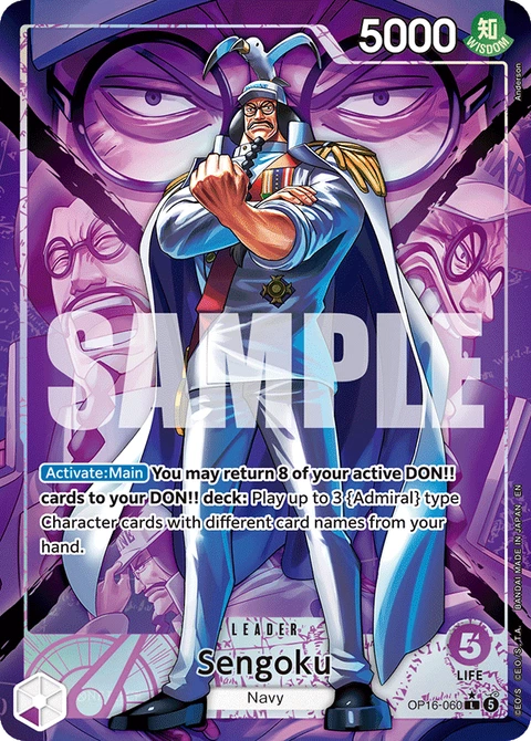 Sengoku (Alternate Art) - One Piece Card Game card