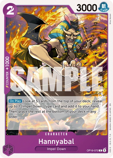 Hannyabal - One Piece Card Game card