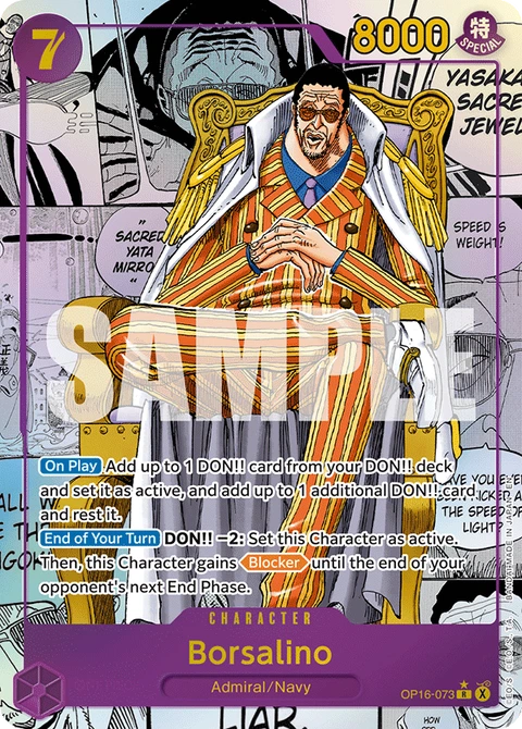 Borsalino (Manga) - One Piece Card Game card