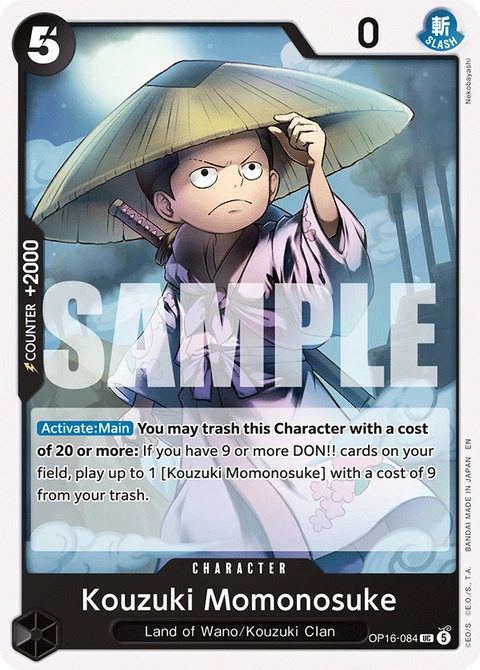 Kouzuki Momonosuke - One Piece Card Game card