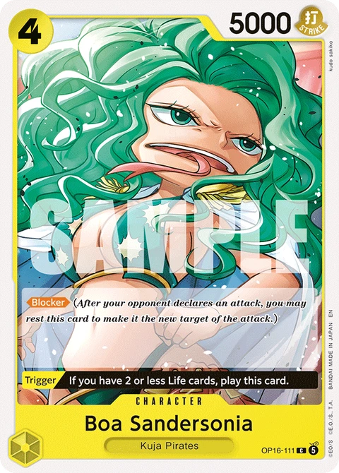 Boa Sandersonia - One Piece Card Game card