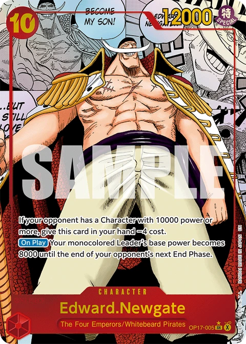 Edward.Newgate (Manga) - One Piece Card Game card