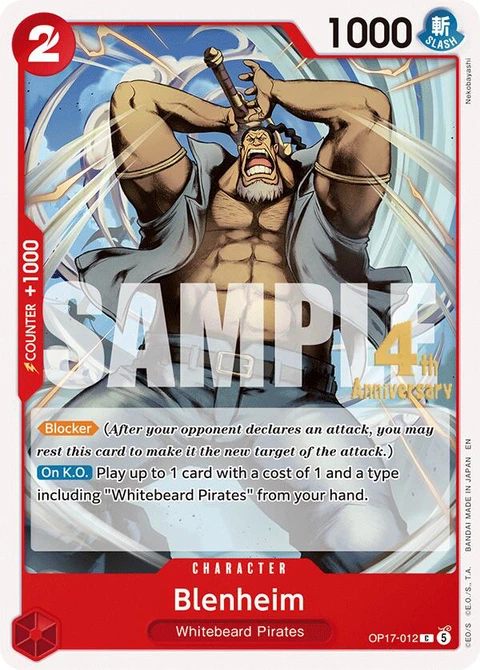 Blenheim - One Piece Card Game card