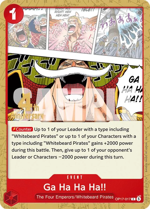 Ga Ha Ha Ha!! - One Piece Card Game card